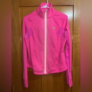 Abercrombie & Fitch Hot Pink Athleisure Jacket Medium